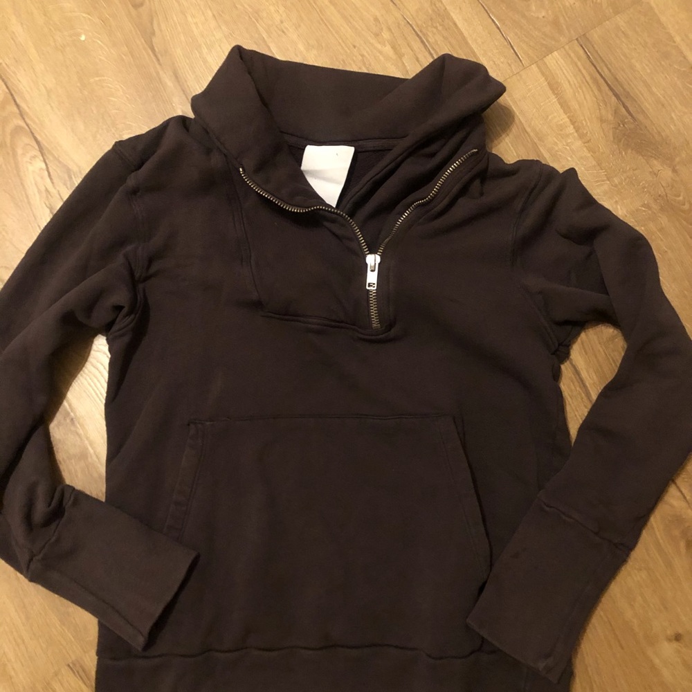 OAK quarter-zip crewneck